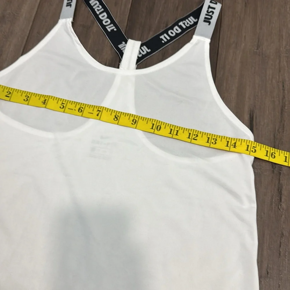 Nike‎ White Racerback Sleeveless Tank Top
